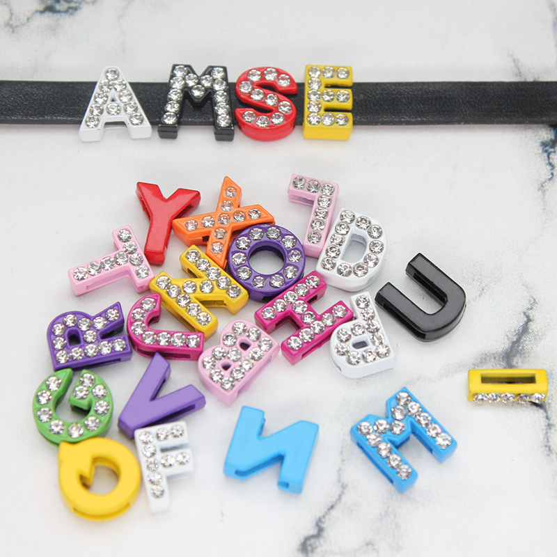 50PC/lot Hole 8MM Slide Letter - Photography Font ulasan dan harga