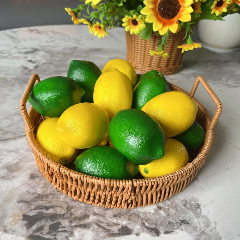 Artificial Yellow Lemon Decora - Photography Of Food ulasan dan harga