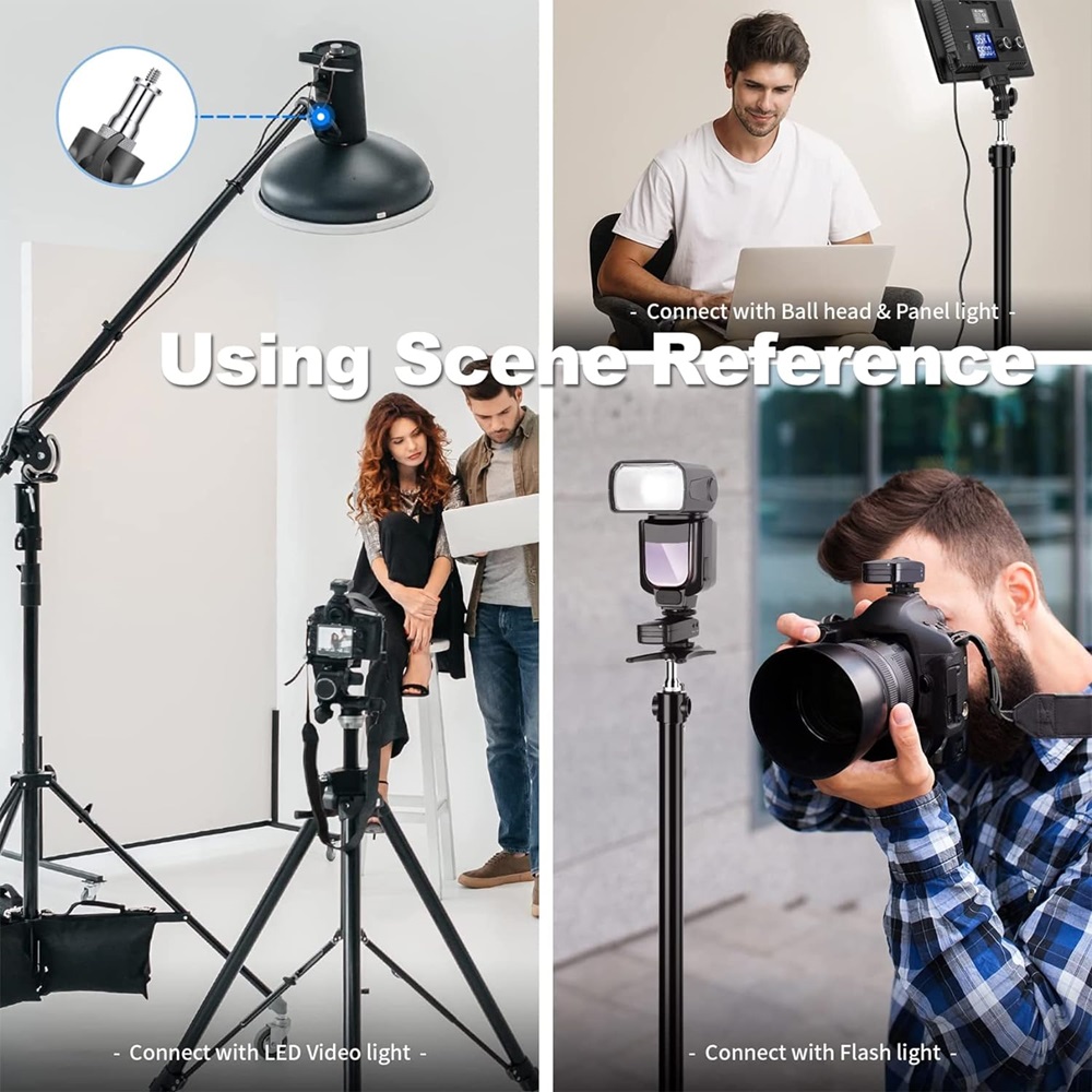 Selens 3 Pcs Standard 3/8 to 1 - Fluid Head Tripod ulasan dan harga