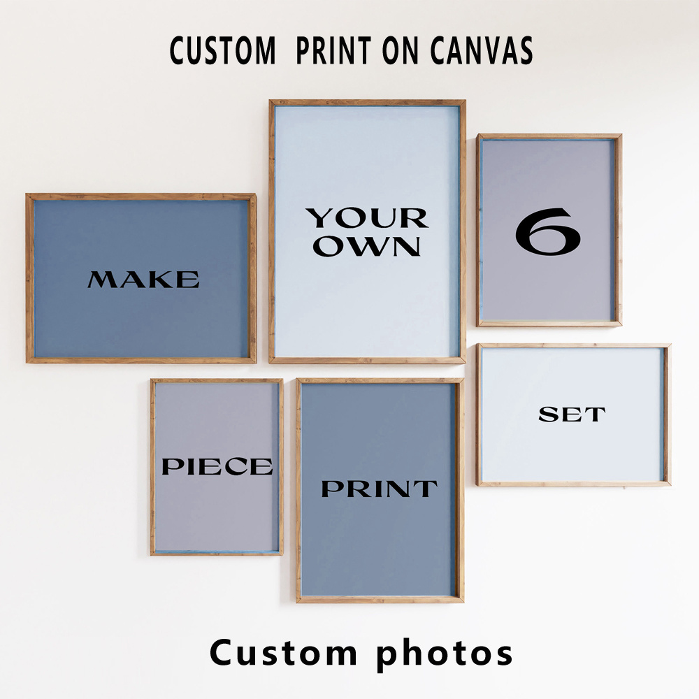 6pcs/set Custom Canvas Prints  - Photography Interior ulasan dan harga