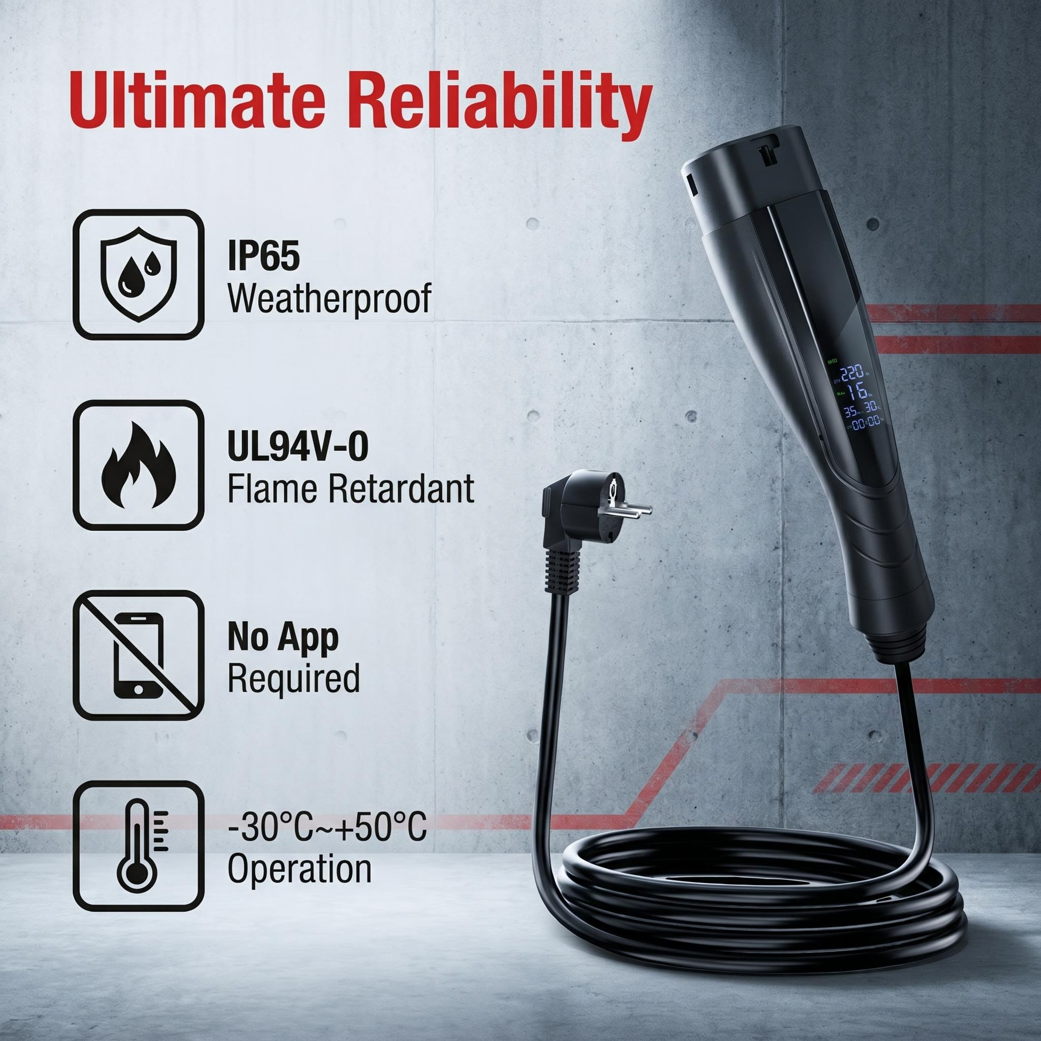 Portable 3.5kW 16A EV Charger  - Photography Digital ulasan dan harga