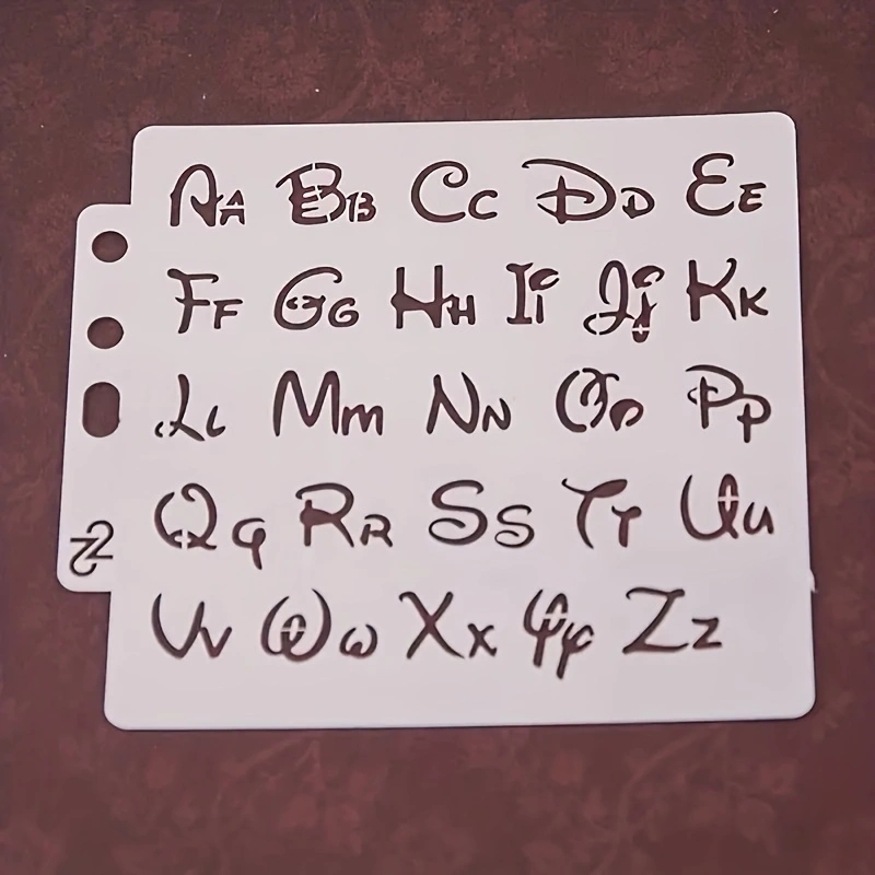 DIY Craft Alphabet Letter Sten - Photography Font ulasan dan harga