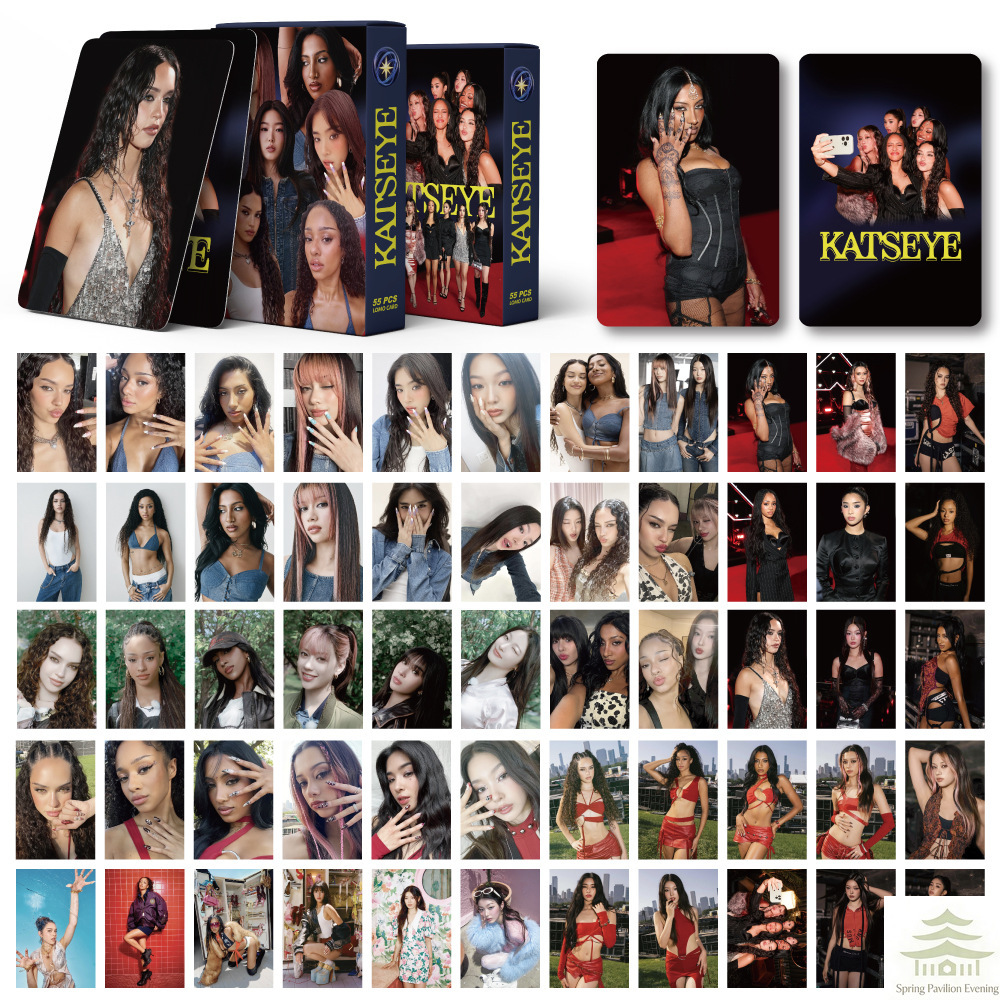55Pcs/Set Kpop Idol KATSEYE Ne - Photography Portfolio ulasan dan harga