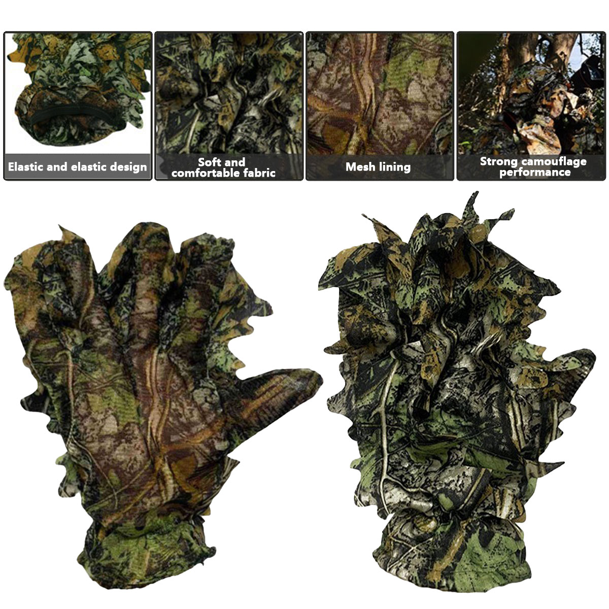 3D Camouflage Leaf Hunting Glo - Photography Training ulasan dan harga