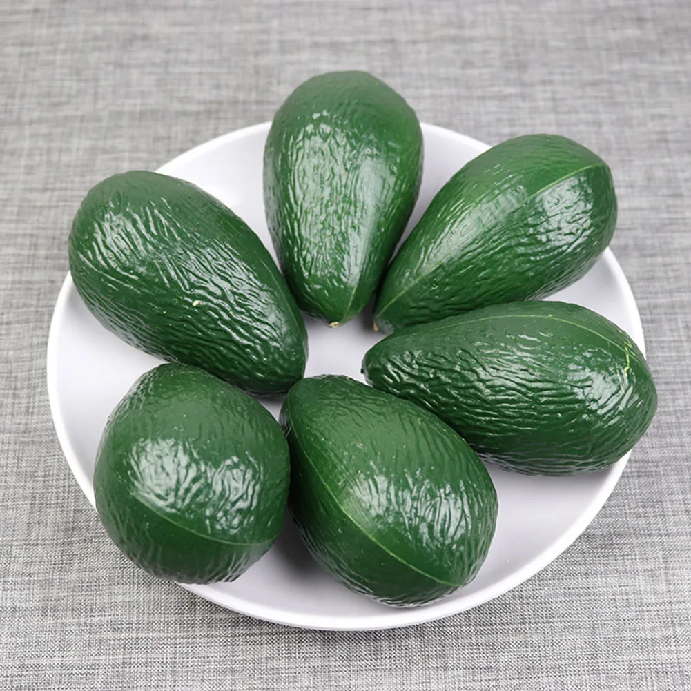 6pcs Artificial Avocado Model  - Photography Of Food ulasan dan harga
